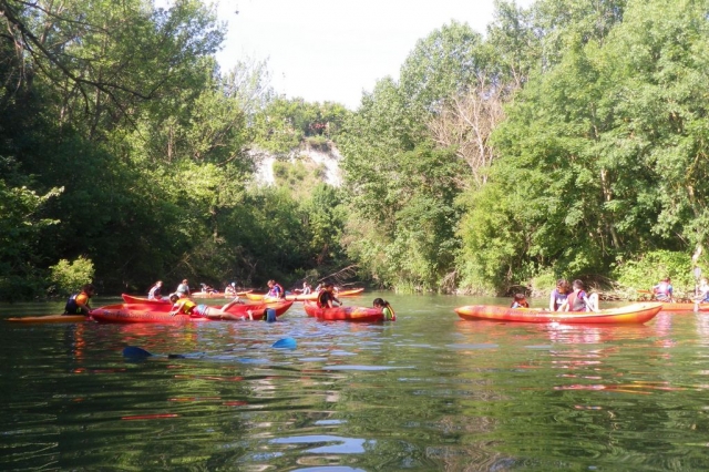 piraguas con los peques